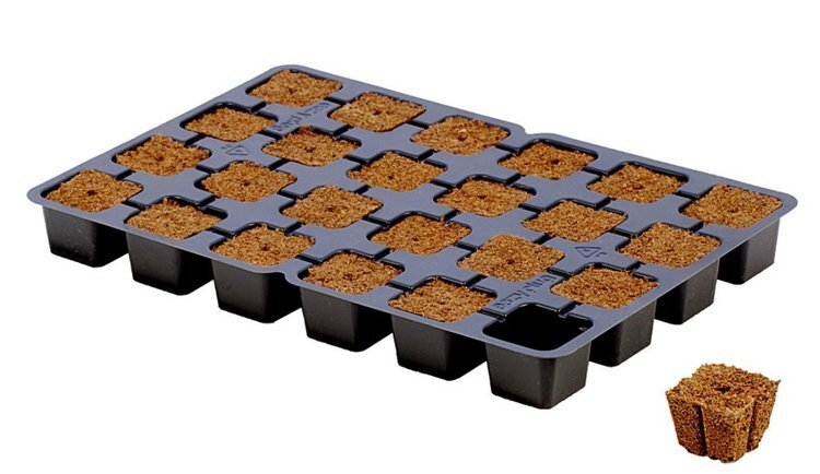EAZY PLUG 24 PACK / PLUG 'N GROW / PROPAGATION BLOCKS CLONING SEEDLING TRAY