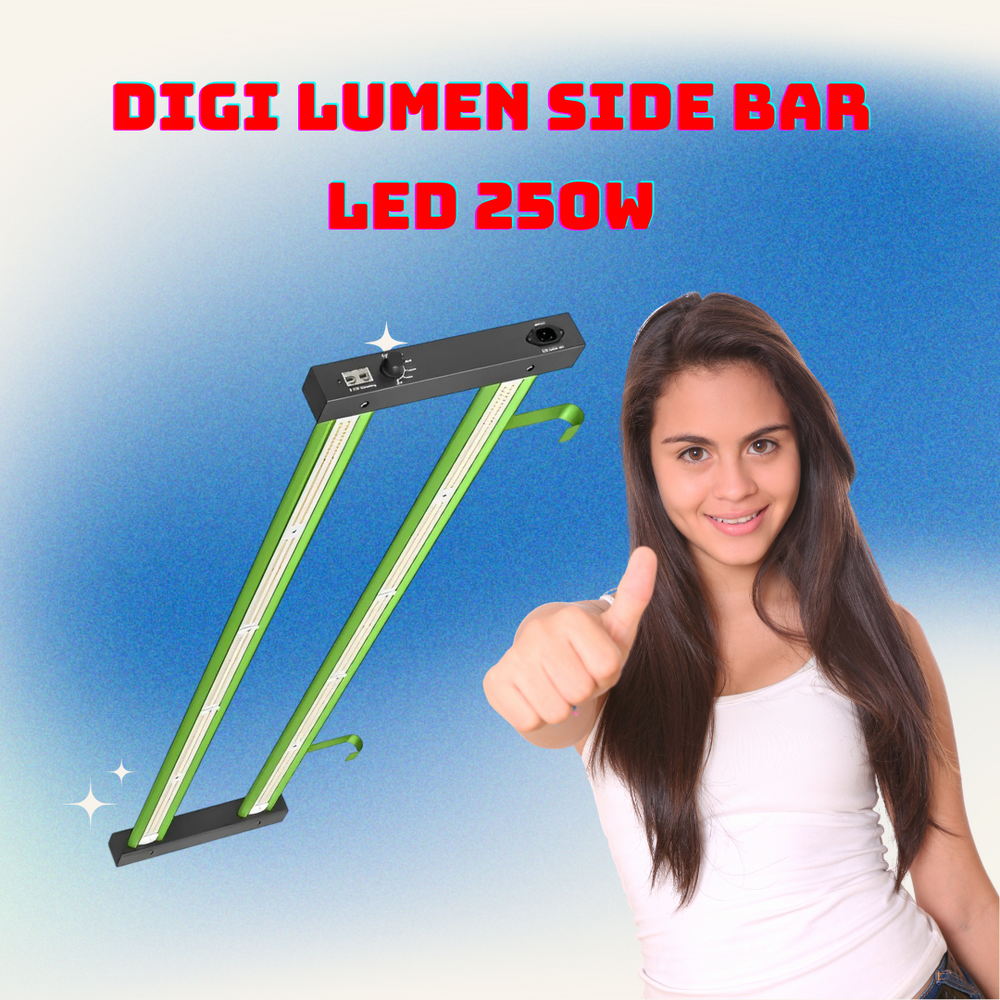 Digi Lumen 250W Side Bar LED Grow Light 2 Bar Fixture